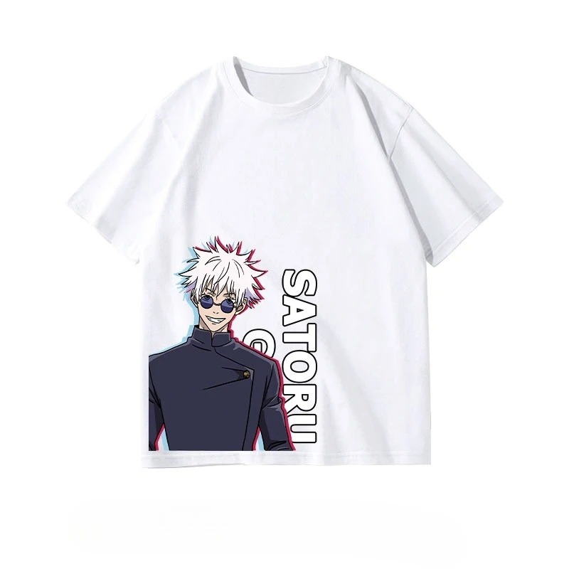 

Miniso T Shirt Jujutsu Kaisen Gojo Satoru Yuji Itadori Geto Suguru‌ Tee Men Women Harajuku Loose Top Streetwear Couple Y2k