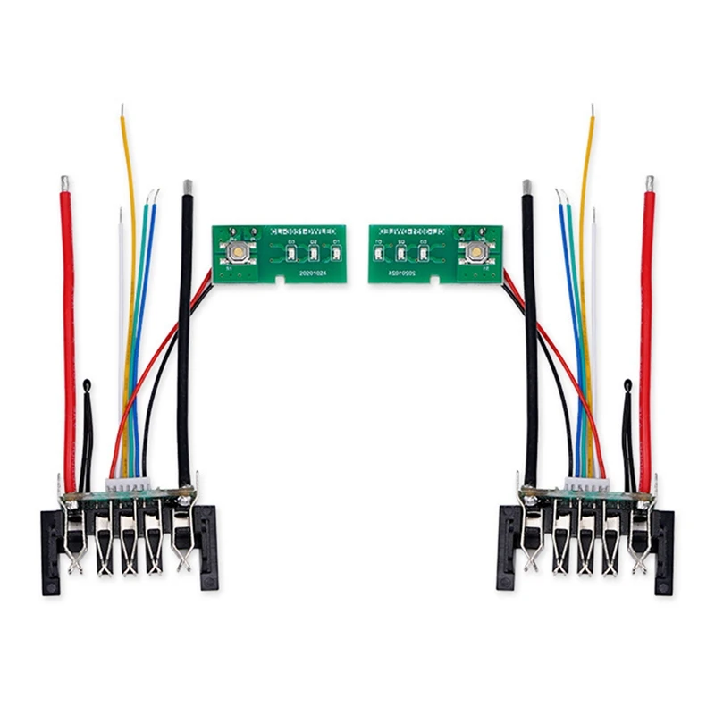 Placa de protección de batería de iones de litio, DCB200, 18V, 20V, DCB201, DCB203, DCB204, 2 unidades
