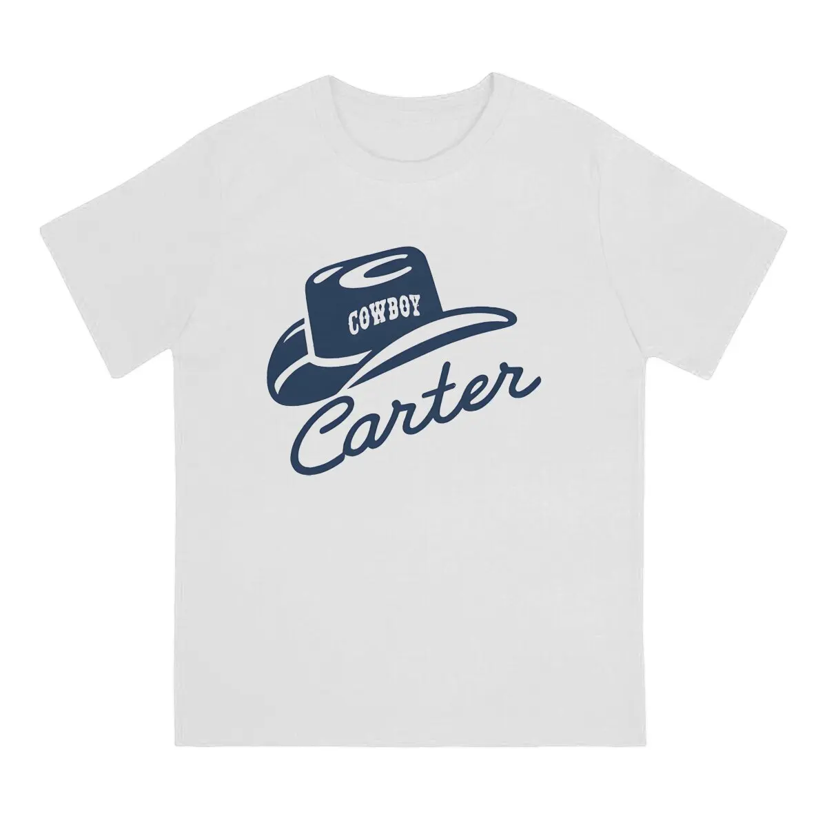 Awesome Cool Cap T-Shirt Men O Neck Pure Cotton T Shirts Cowboy Carter Short Sleeve Tee Shirt Graphic Clothes