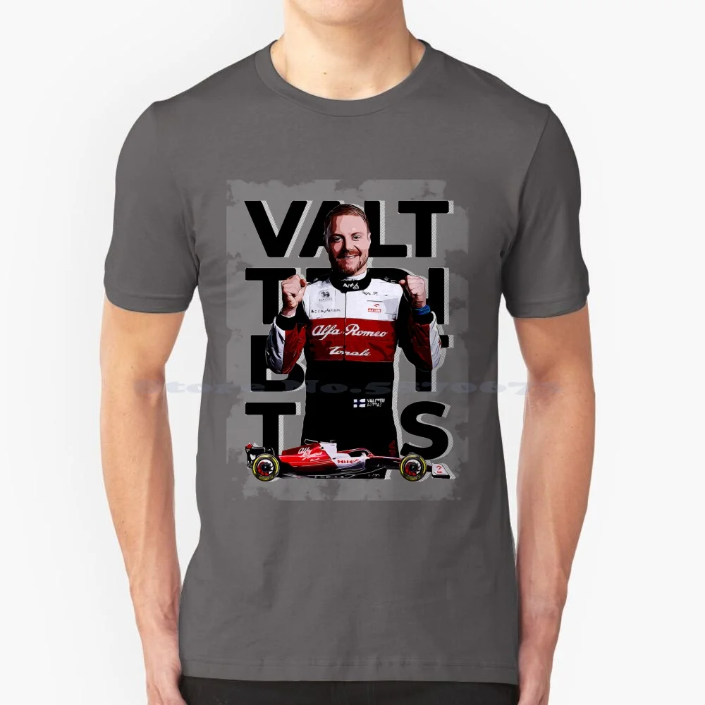 Valtteri Bottas 77 T Shirt 100% Cotton Tee Valtteri Bottas 77 Vb77 Bot77 Finnish Driver