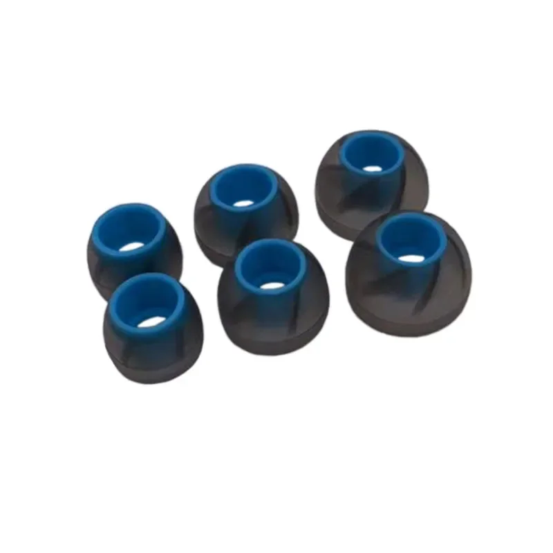 Oreillettes de remplacement en Silicone, 4.5mm ( L M S), coussinets d\'oreille, spirales, ergonomiques, 3 paires
