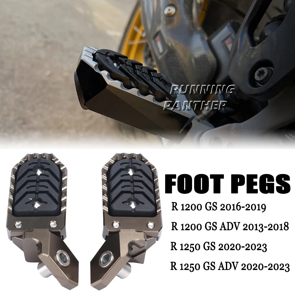 

Motorcycle Adjustable Foot Pegs For BMW R1200GS ADV K50 2016-2019 R1250GS Adventure K51 2020-2023