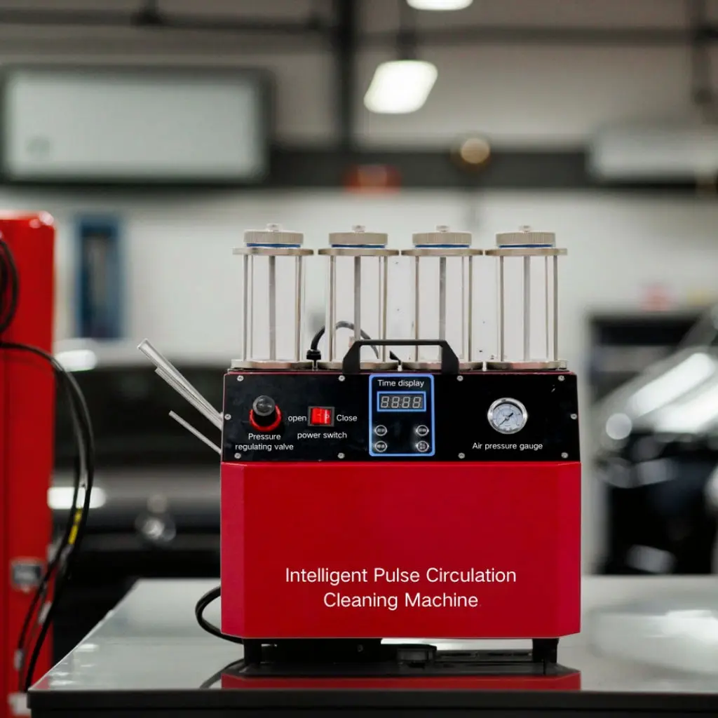 Professional 12V Intelligent Pulse Circulating Cleaning Machine BZDO-A8 for Car Engine Carbon Cleaning with Metal Components