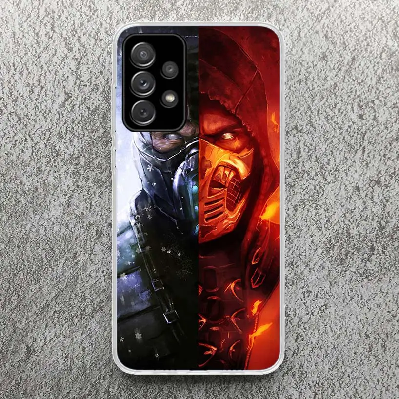 Mortal Kombat Phone Case for Samsung Galaxy A14 A54 A15 A55 A13 A53 A12 A52 A25 A35 A24 A34 A23 A33 A22 A32 A04S A03S A02S Cover