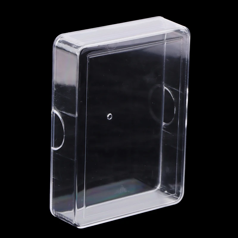 1PC Empty Storage Box For Game Card Transparent Playing Card Box Trading Card Case Card Storage Box Card Organizer Card Case