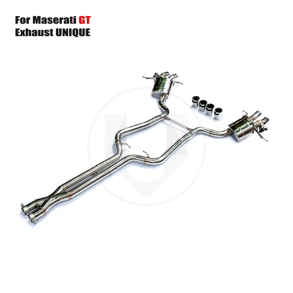 UNIQUE For Maserati GT4.2L performance valve exhaust system ss304 exhaust muffler