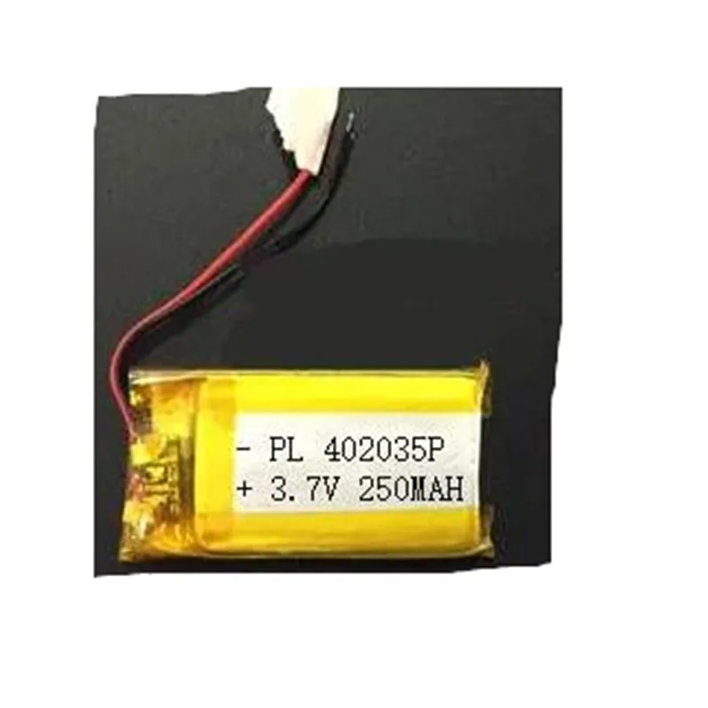 

3Pcs/Lot 402035 3.7V 250Mah Polymer Lithium Ion Li-po Rechargeable Battery For Bluetooth Headset