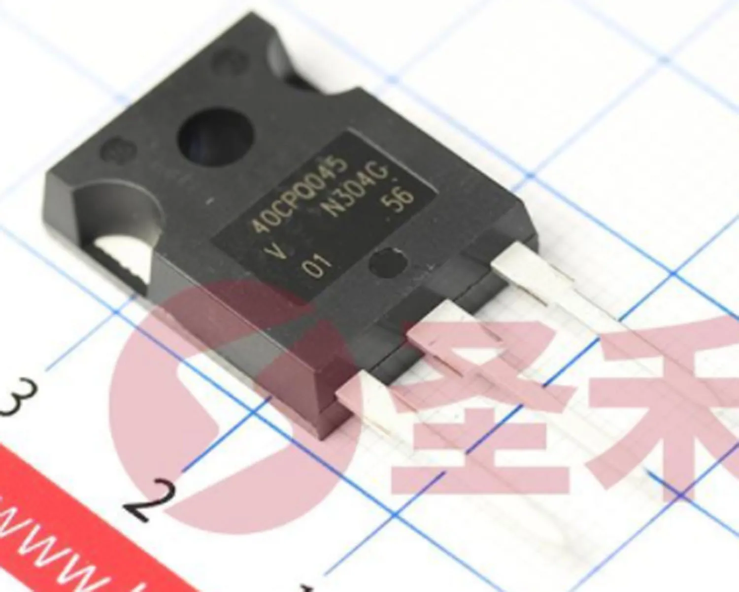 مقوم شوتكي عالي الأداء ، 2 20 صفيف ثنائي ، زوج واحد من الكاثود المشترك ، V ، 40A ،: 45 x ، أصلي ، من 1 إلى 5