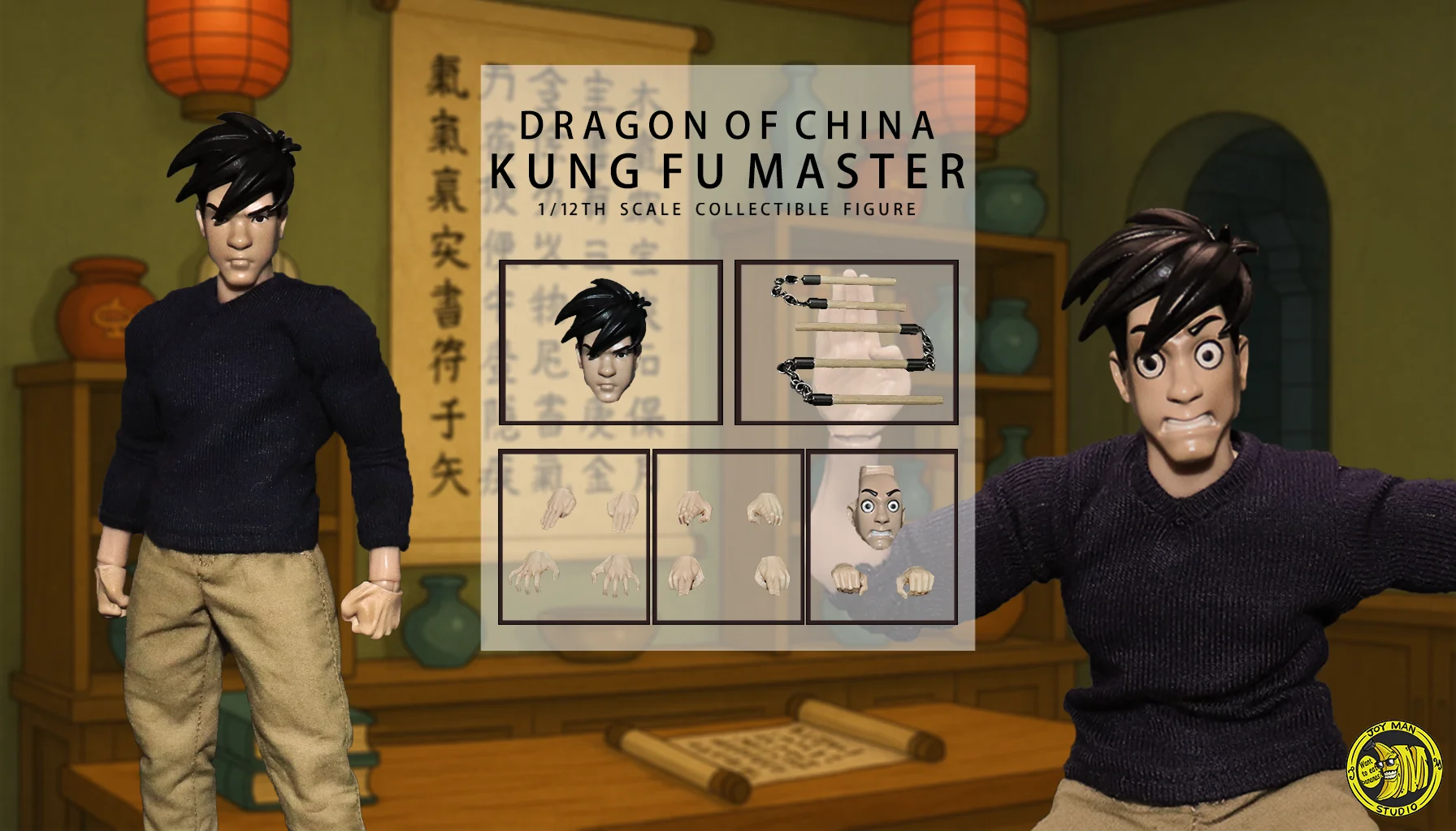 

В наличии Joy Man Toys JM012 1/12 Мужской солдат Воин Кунг-фу Мастер Полный набор 6 дюймов Фигурка Модель для подарков