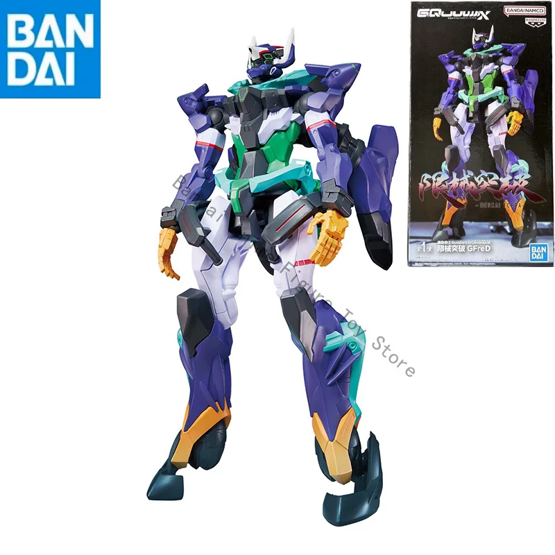 

in stock Original Genuine BANDAI NAMCO BANPRESTO Mobile Suit Gundam GQuuuuuuX GENKAI TOPPA gMS-k GFreD PVC 28cm Gundam model toy