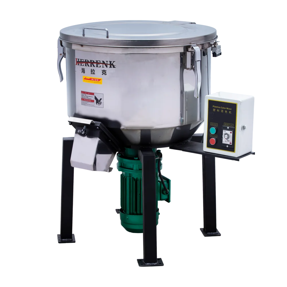 Herrenk Stainless Steel 50KG Capacity Powder Dosing Industrial Plastic Granular Pellet Vertical Color Mixer Factory Offer