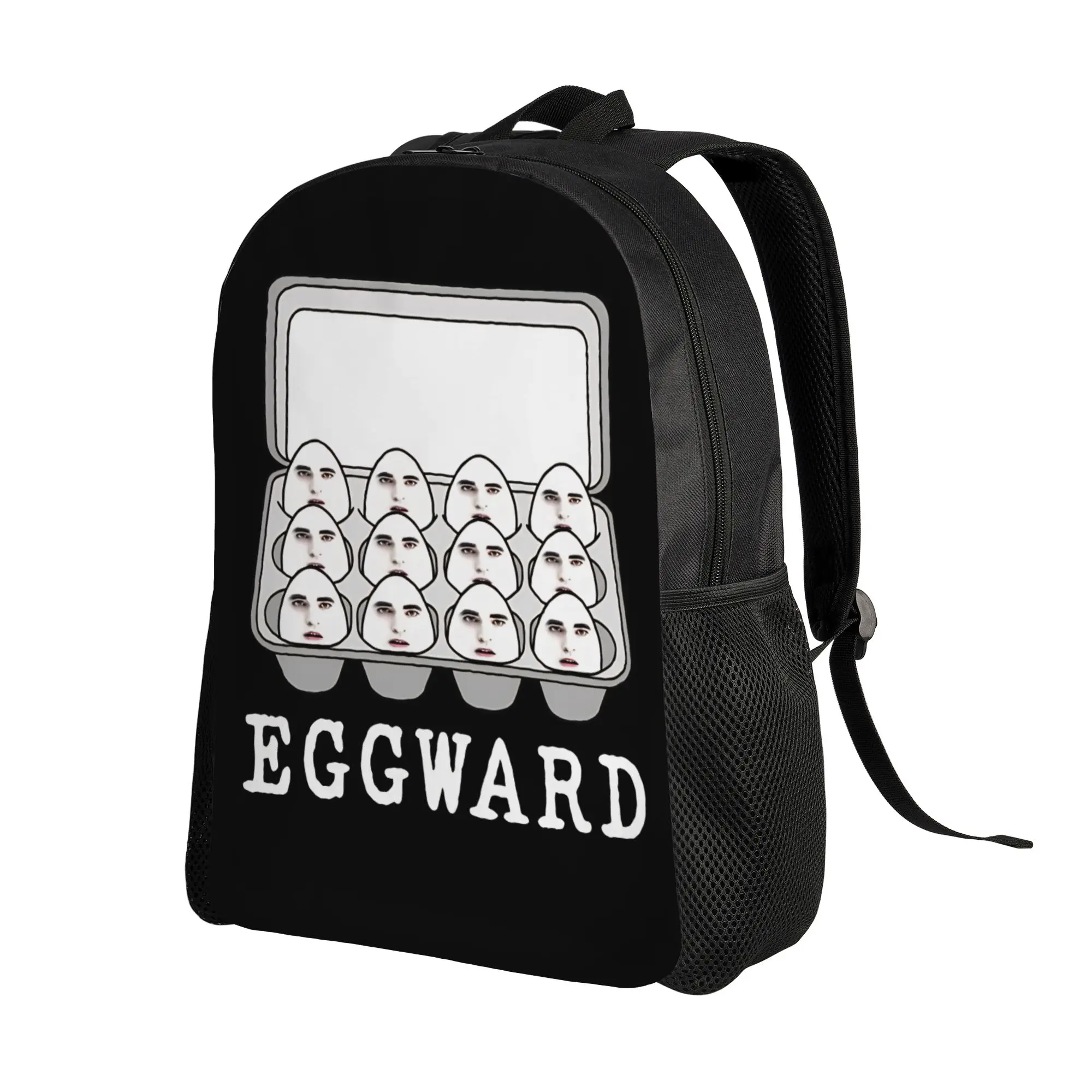 Eggward Funny Edward Cullen Meme Cool Backpack Gift Student Business Twilight Daypack for Men Women College Canvas Bags