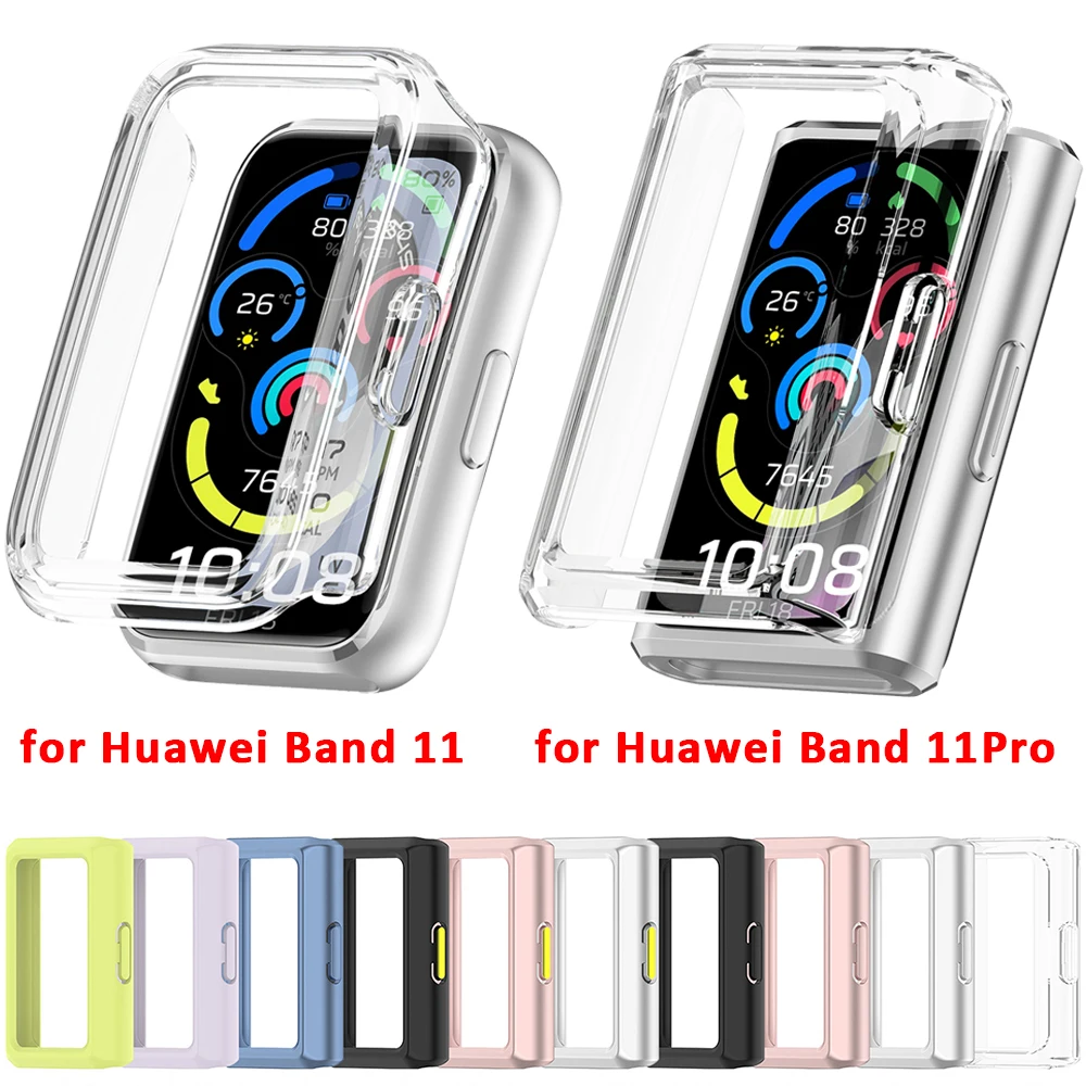 Harte PC-Hülle für Huawei Watch 11/11Pro, hohler Abdeckrahmen für Huawei Band 11/11Pro NFC, schützender Stoßfängerschutz