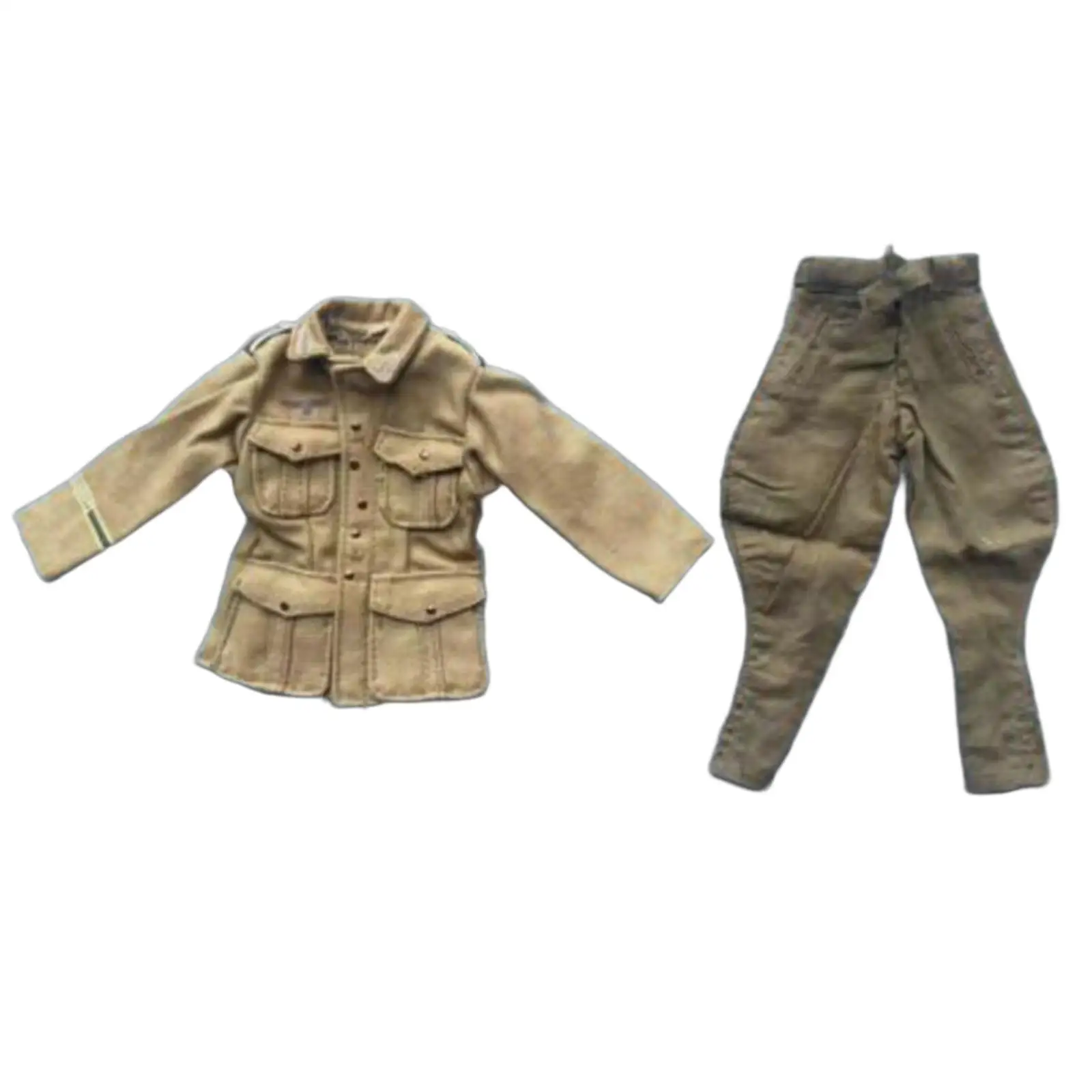 Tenues de veste et pantalon de soldat, accessoires de figurines à beurre, 12 po, 1/6