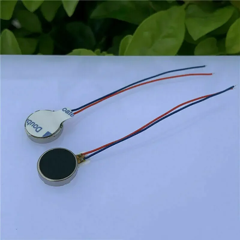 DC 3V 3.7V Mini 10mm*2.7mm Pager Cell Phone Coin Flat Vibrating Vibration Motor for Massager