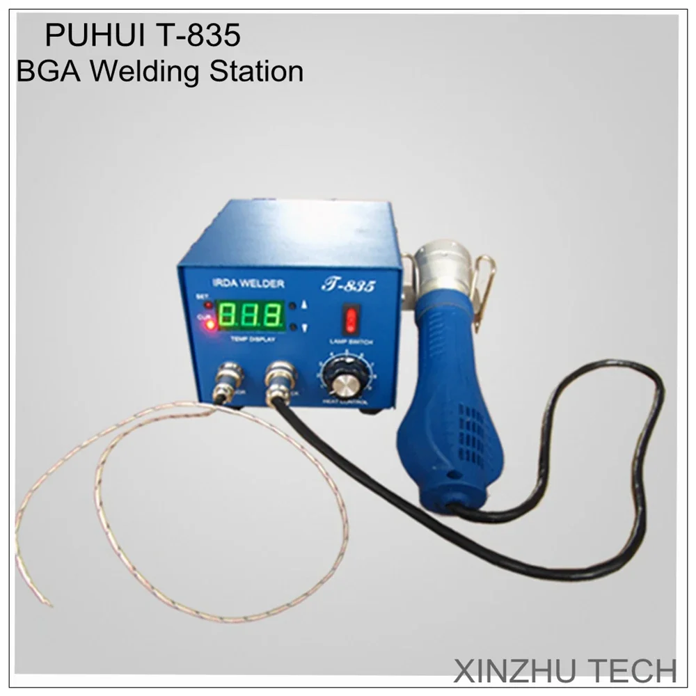 T-8120+T-835 Infrared Rework Station BGA SMD IRDA Welder Heating Rework Station Preheater Soldering Station Desoldering Station