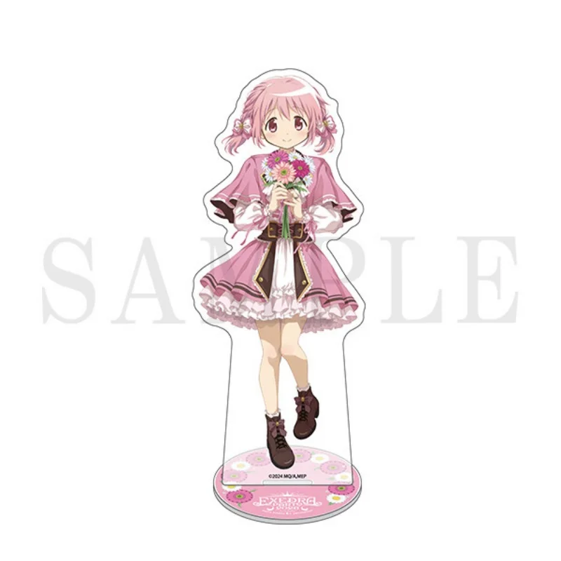 Puella Magi Madoka Magica Magia Exedra Anime Madoka Homura Sayaka Kyoko Mami Acrylic Figure Stand Keychain Christmas Gifts