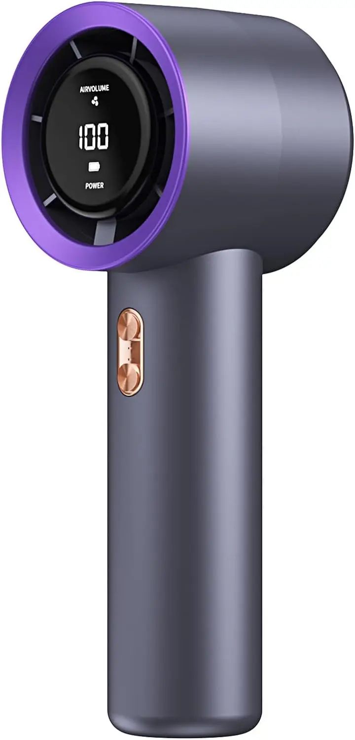 

Портативный портативный вентилятор с регулировкой скорости пяти уровня и перезаряжаемой батареей 3000 мАч, персональные вентиляторы, высокоскоростное вращение для улицы