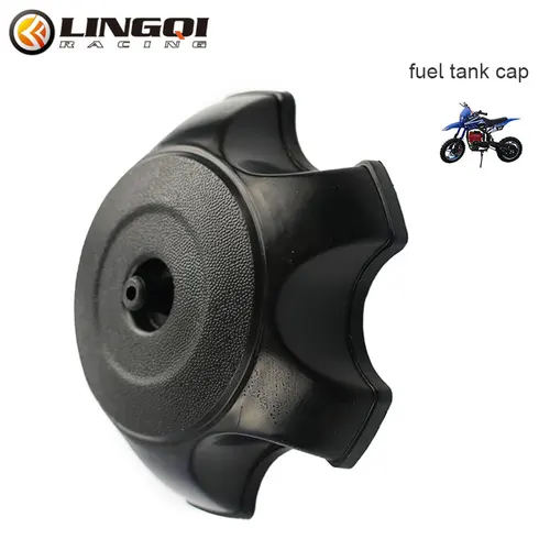 LYNNCHI motocicleta 52mm tapa de tanque de combustible cubierta de tanques de aceite de Gas de plástico para vehículo todoterreno 49cc 70cc 90cc 110cc ATV Accesorios
