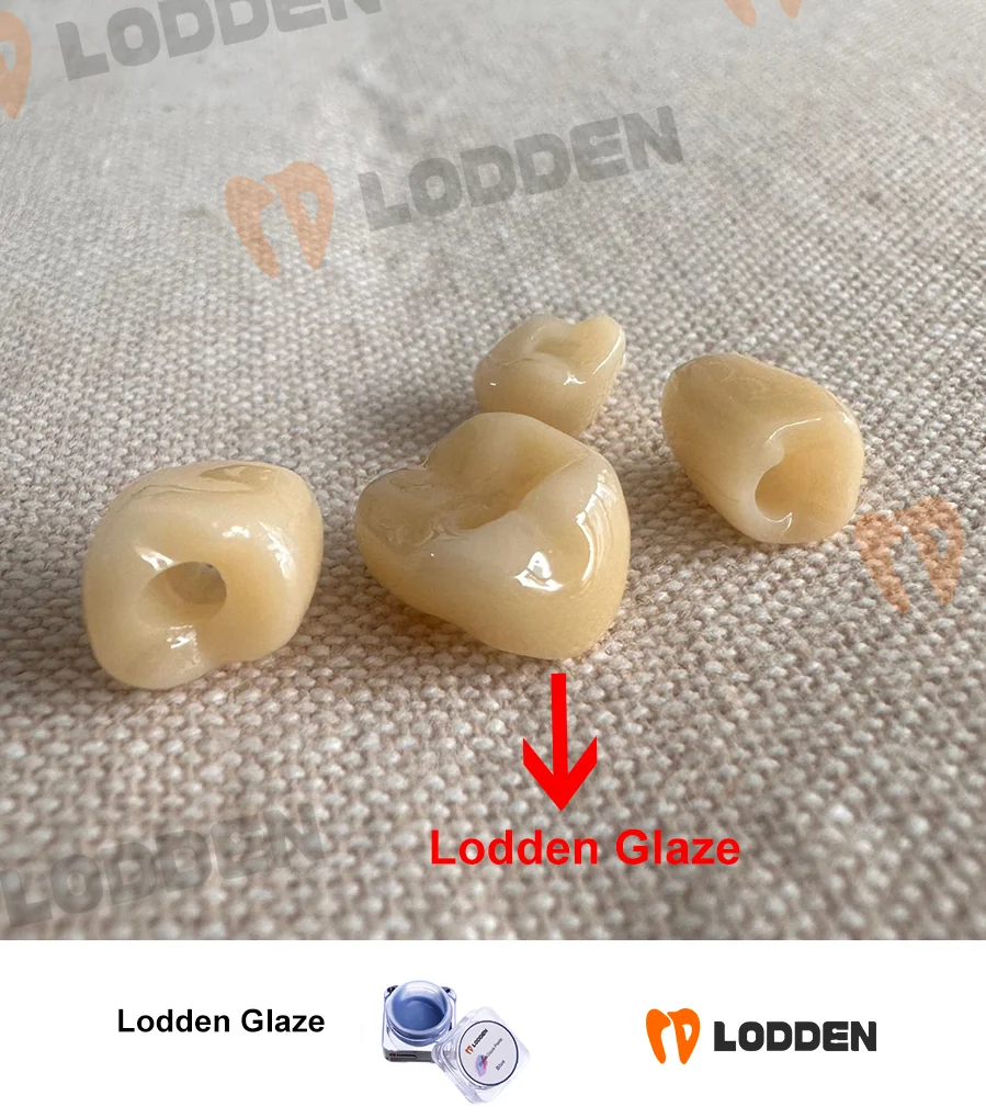 Dental Low-Temperature Staining Glaze Kit Aesthetic/ Gingiva Set Fluorescent Porcelain glaze Crown Staining