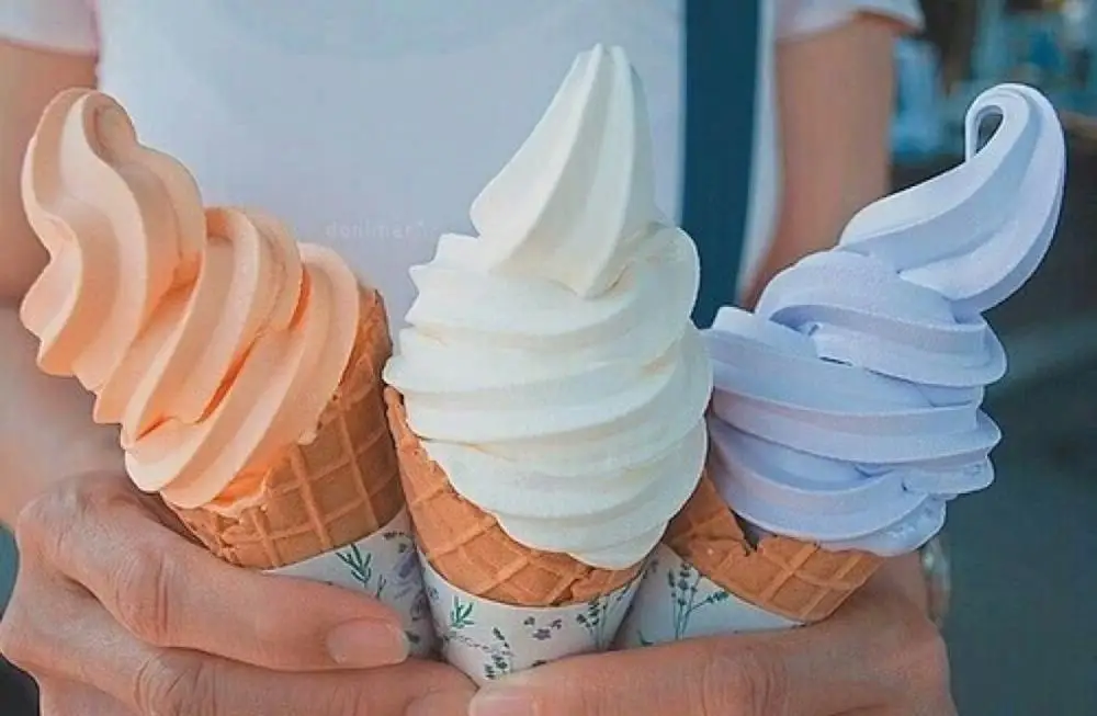 High quality commerical soft serve ice cream maker machines with 4 flavors