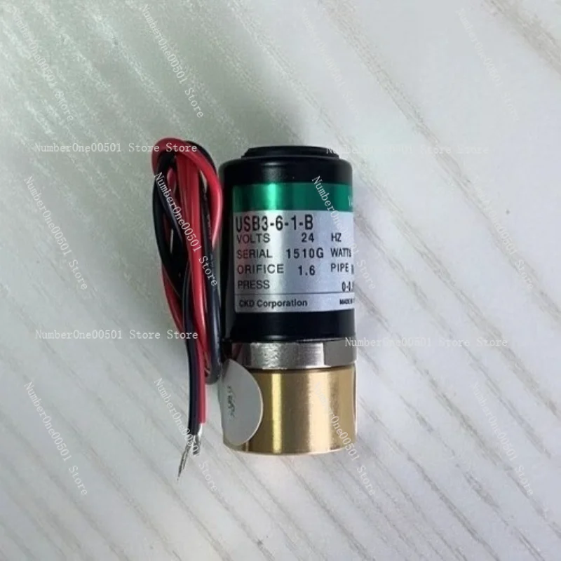 صمام الملف اللولبي DC 24V سلسلة USB3 1/2 "إلى 3" نماذج المنافذ: USB3-6 USG3-6 مع خيارات W D B E