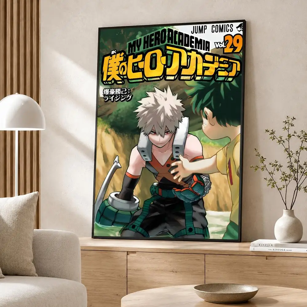 Anime My Hero Academia Poster Poster-Wandaufkleber, wasserfest, selbstklebend, HD-Kunst, Schlafzimmer, Bar, Dekoration – Detail 11