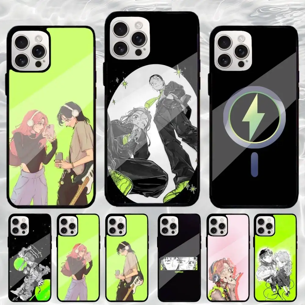 

T-tgswiiwagaa MitsuAya Phone Case For iPhone17,16,15,14,13,12,11 Plus,Pro Max Magnetic For Magsafe Wireless Charging