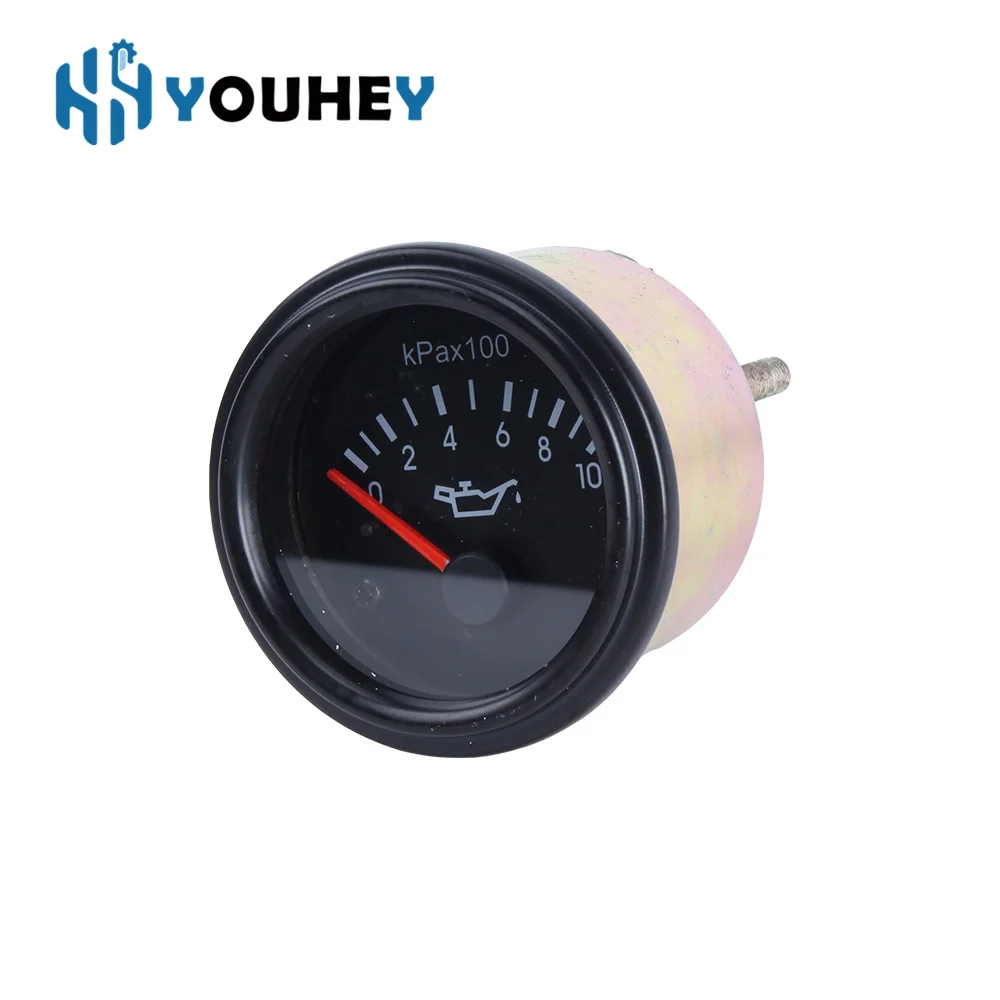 52mm VDO Oil Pressure Gauge Diesel Generator Engine Parts 5Bar 10Bar 25Bar 50kpa 100kPa 250kpa Optional 12V/24V Meter