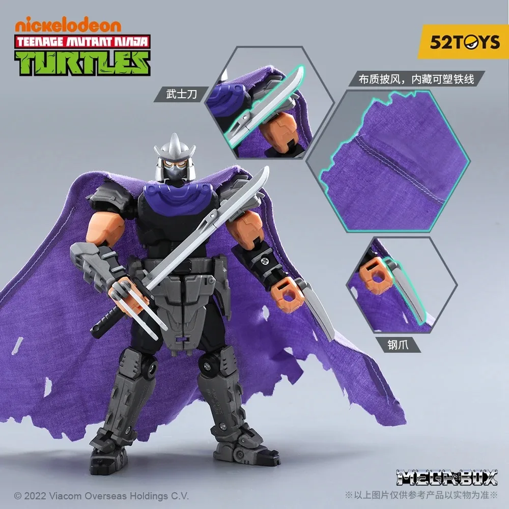 52TOYS MEGABOX MB-23 SHREDDER, Deformation Toys Action Figure