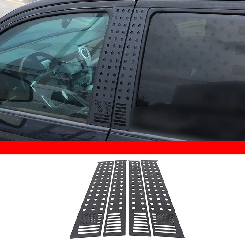 

Car Window Center Pillar Honeycomb Trim Guard Plate Exterior Details Car Accessories for Toyota Tundra 2007-2021