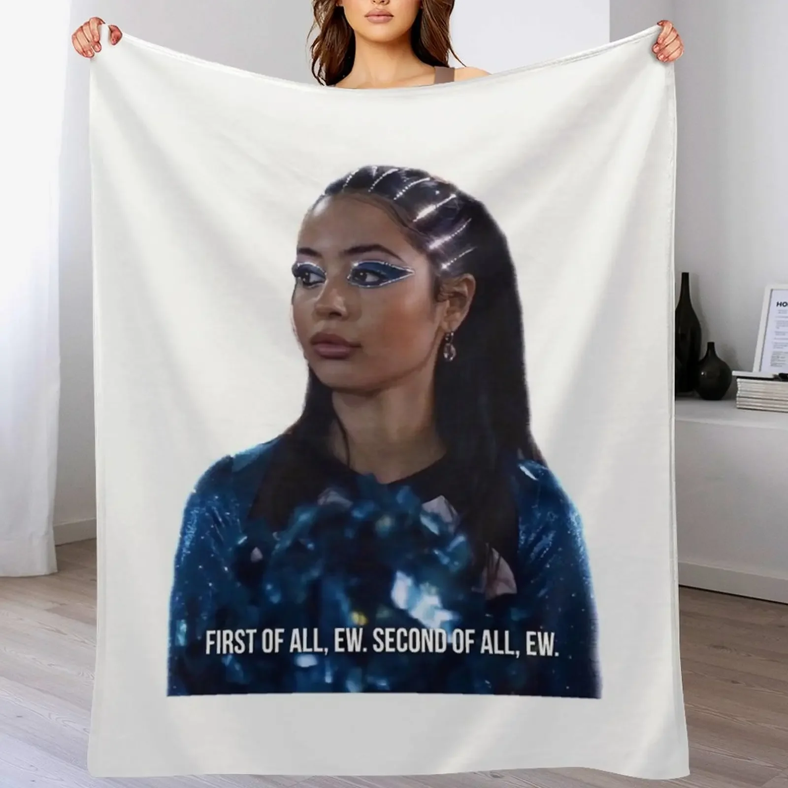 Couverture en flanelle ultra douce pour hommes, motif Euphoria Maddy, idéale pour les fans de musique, pour toutes les saisons