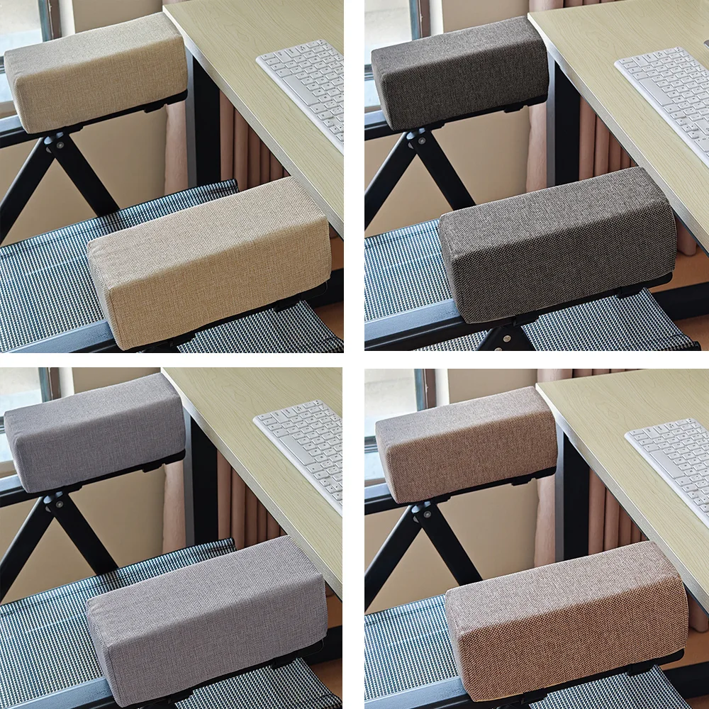 Baumwolle Leinen Schaum Ellenbogen Kissen Stuhl Armlehne Pads Unterstützung Armlehne für Büro Stuhl Armlehne Stuhl Kissen Pads Ellenbogen Relief