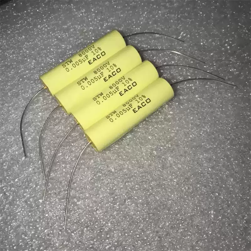 10-100pcs New Canada EACO 0.005UF8000V STW High Temperature Resistant Non Inductive Absorption Non Polar Thin Film Capacitor