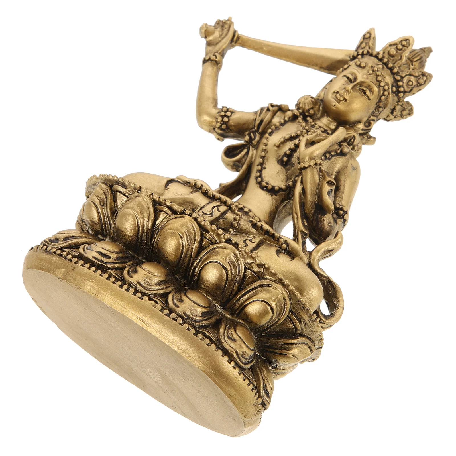 

Resin Buddha Statue Smooth Desktop Sculpture for Home Office Zen Decor Exquisite Resin Craft Buddha Indoor Tabletop Decor