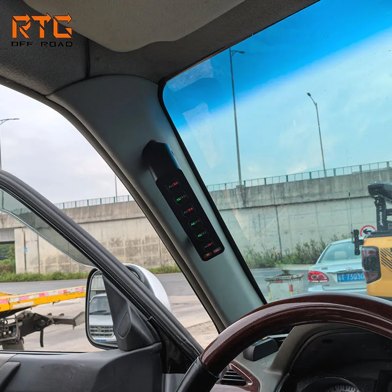 

RTG Switch Control Panel Off Road 6Gang Grab Handle Car Controller Switch Panels for Mitsubishi PAJERO V73 V77