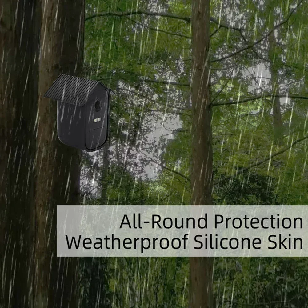Imagem -06 - Capa de Silicone à Prova de Intempéries Capa Protetora da Pele Câmera de Segurança à Prova de Poeira Capa Compatível para Securitycam 3c Peças