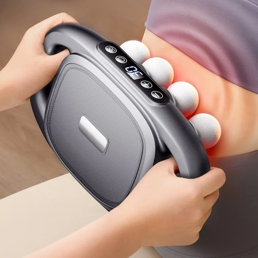 

8/12/16-Head Fascia Equipment Electric Muscle masajeador Body Massage Machine 30 Gear Adjustable High Frequency Waist Massager