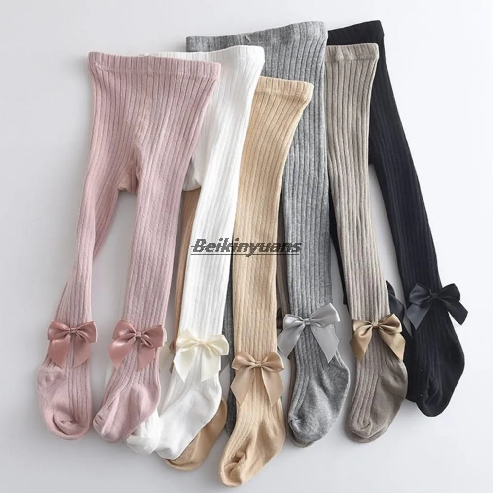 Baby girls tights thin cotton render sox Newborn tights todderl pantyhose big baby conjoined children stocking girl trourse