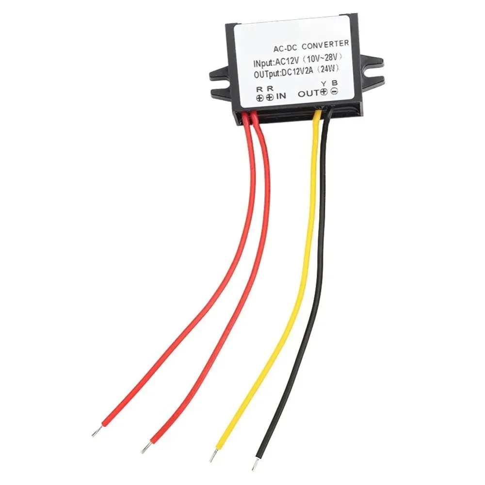 Voltage Convertor AC To DC Voltage Regulator Power Module AC 10-28V To DC 12V 2A Step Down Module Voltage Regulator Rectifier