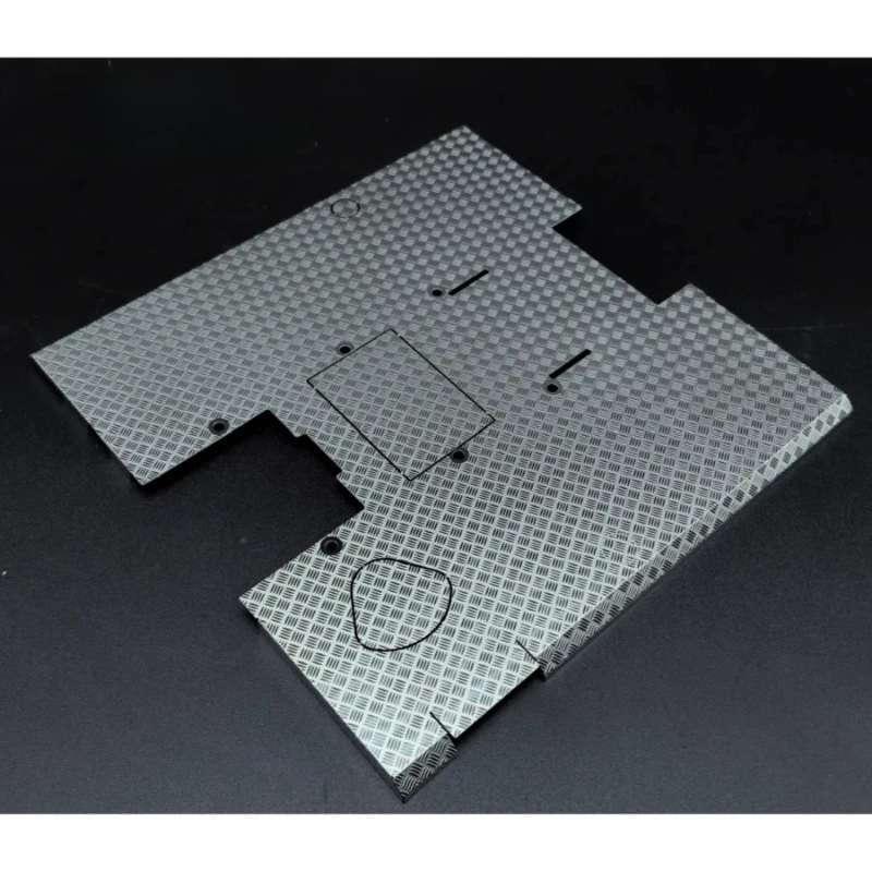1 個模擬ステンレス鋼スキッドプレート 1/14 タミヤ RC トラックスカニア 770S 4X2 56379 DIY パーツおもちゃ用