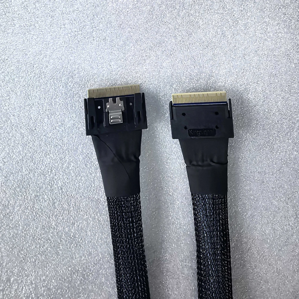 PCIe 4.0 5.0 X16 Naar Slim SAS SFF-8654 Riser Moederbord MCIO Split Card Single Slot Grafische kaart GPU Externe uitbreidingsadapter
