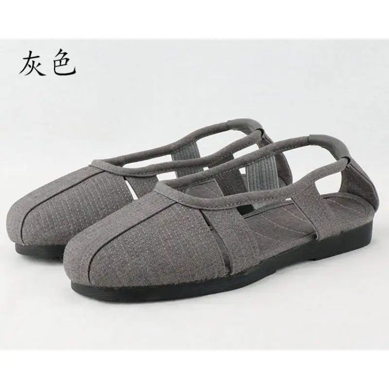 Men And Women Temples Comfortable Fancy Shoes Monk Arhat Odor Proof And Breathable Shoe In Summer OX Tendon Sole Nun Shoes