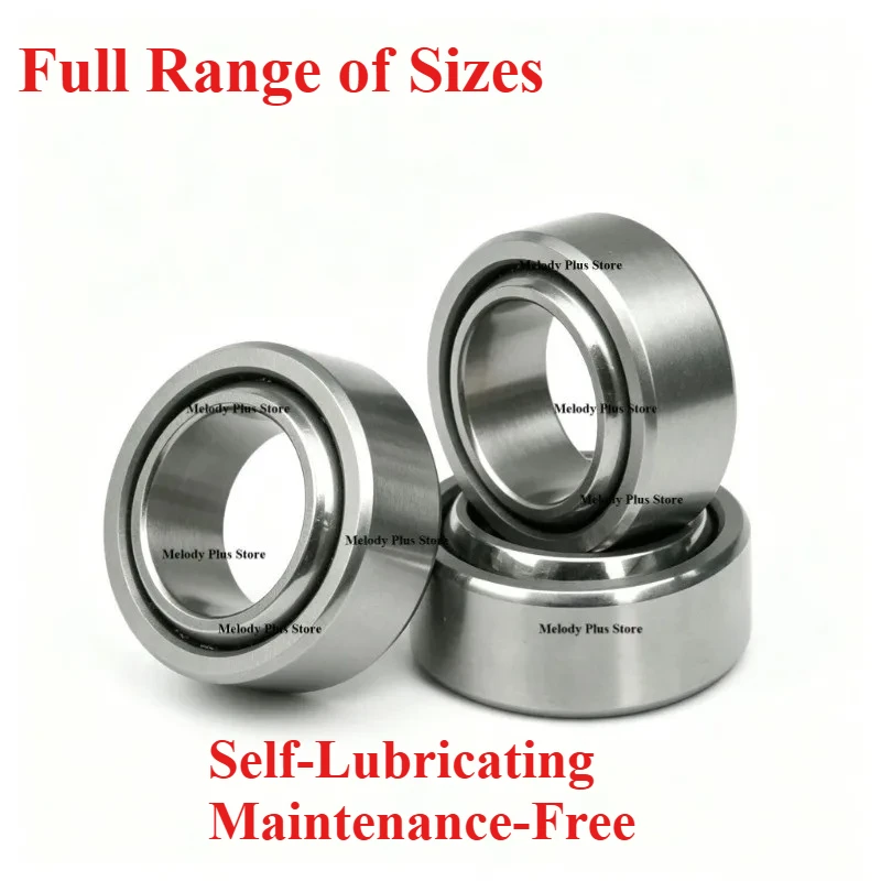 Self-lubricating Radial Spherical Plain Bearing GE5C GE8C GE12C  Maintenance-Free Ball Joint Bearing High Precision GCr15 Steel