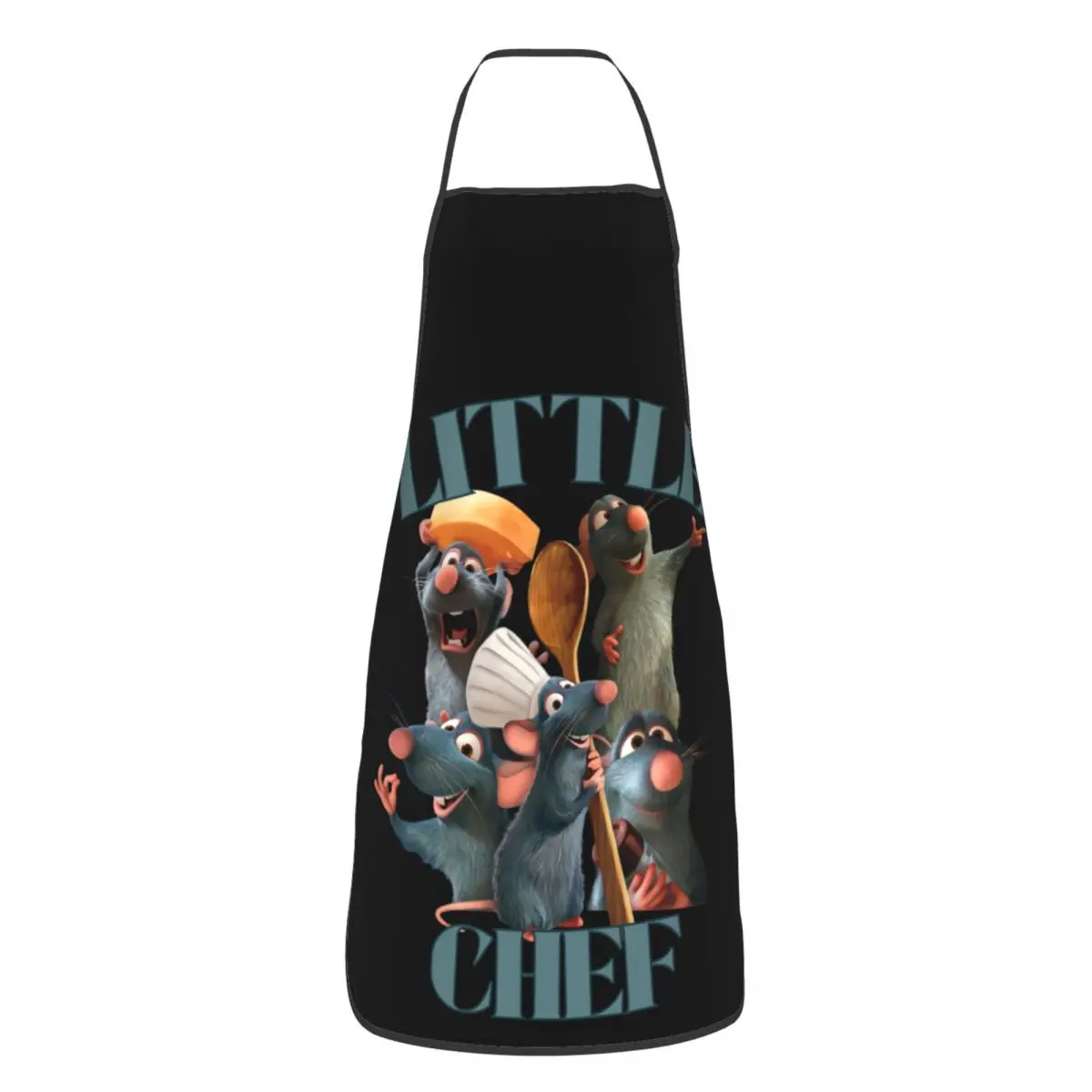 Custom Ratatouille Little Chef Remy Collage Funny Apron Adult Unisex Kitchen Chef Bib Tablier Cuisine Cooking Baking Gardening