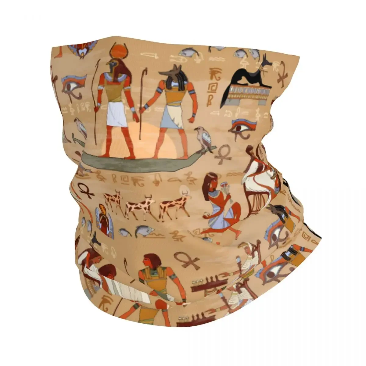 Farm Ancient Egypt Egyptian Greek Scarf Neckerchief Neck Face Mask Polyester