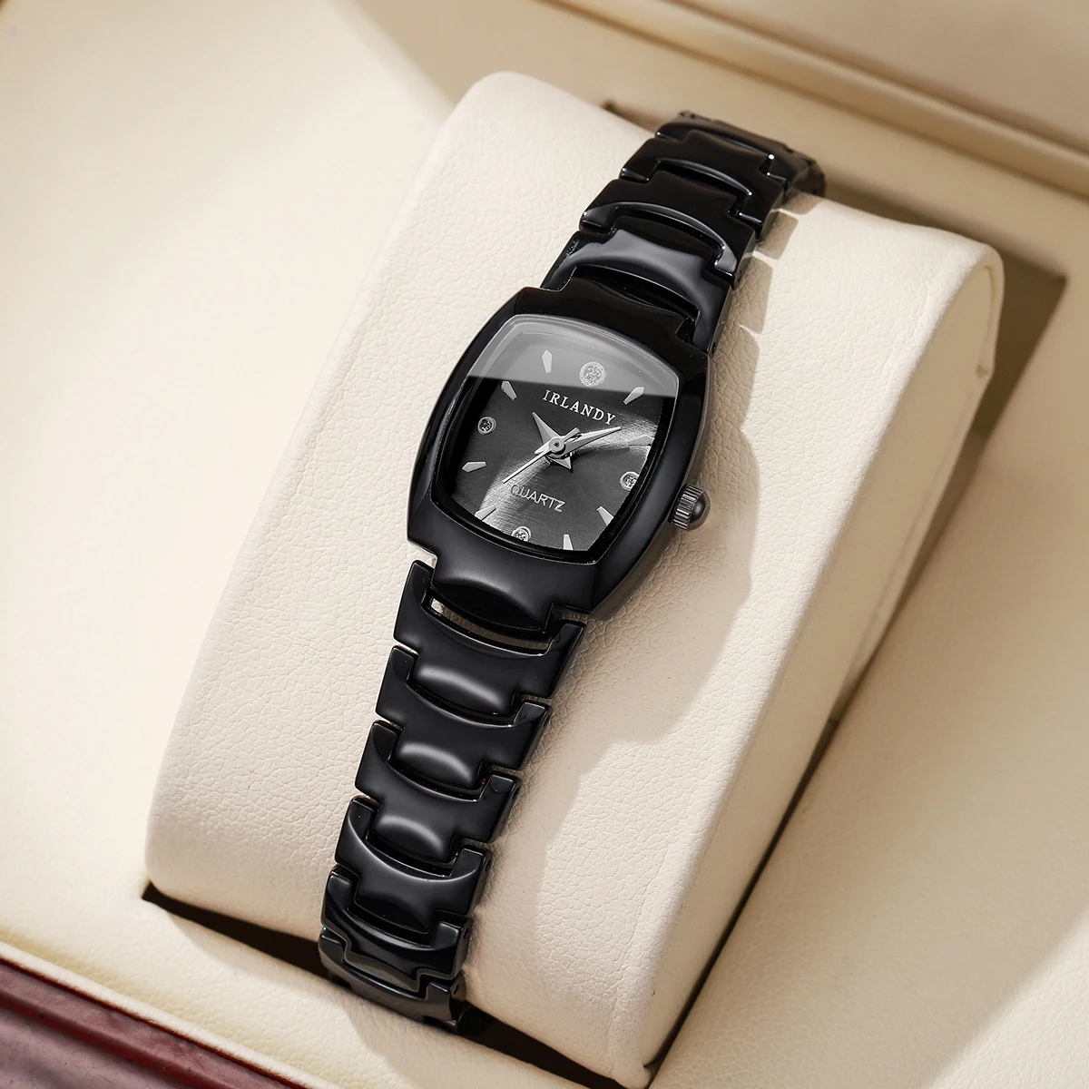 Elegant Square Analog Quartz Watch for Ladies