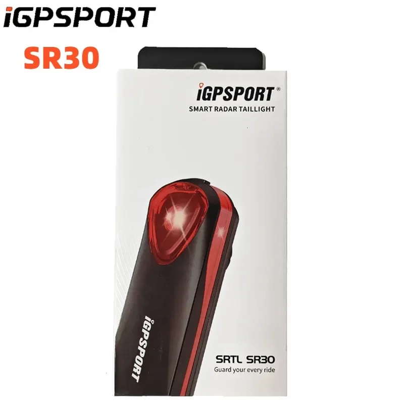 iGPSPORT SR30 Radar Tail Light Smart Rear Bike Light Brake Sensor