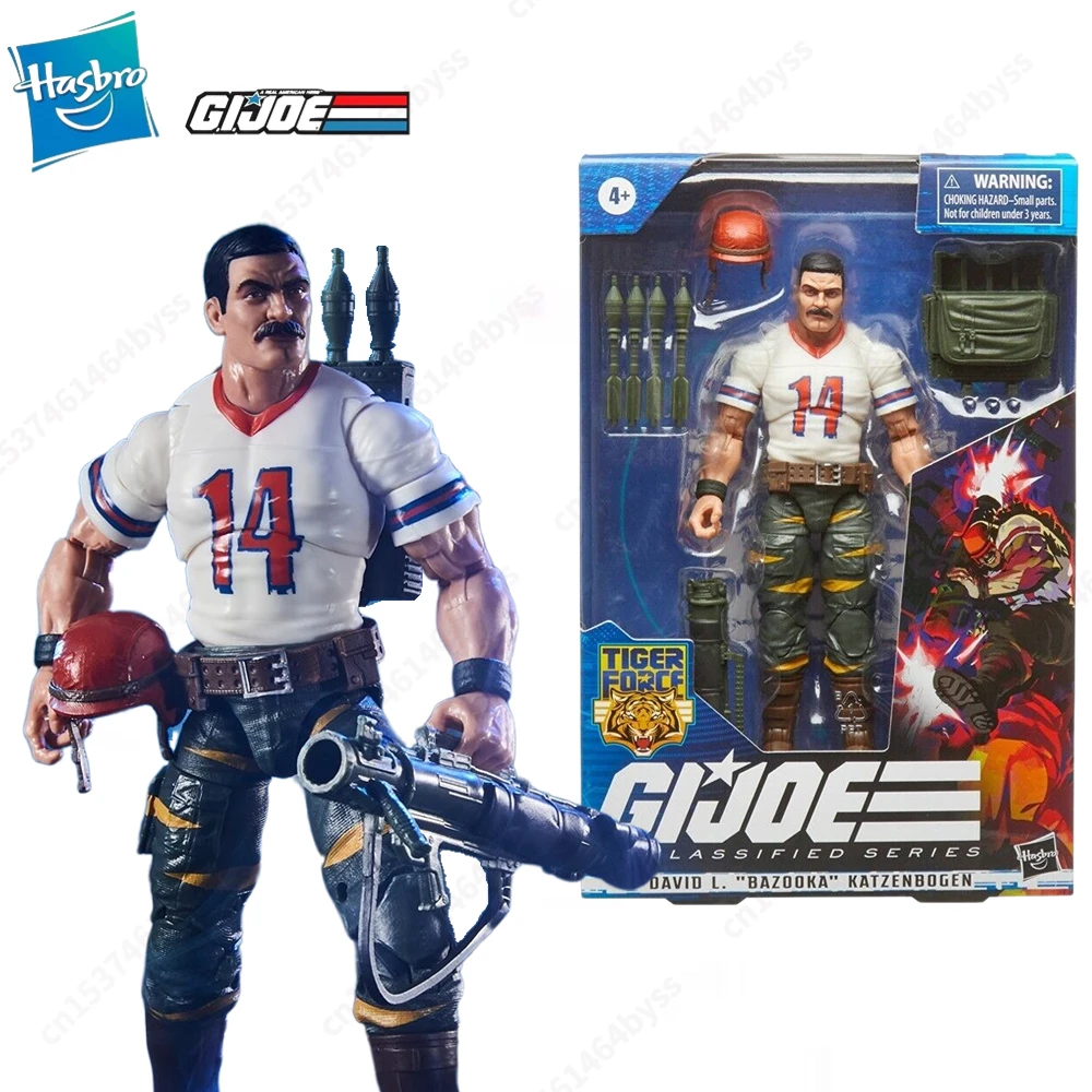 G.I. Joe GI JOE Classified Series Tiger Force David L Bazooka 054 Action Figure Model Toy Collection Hobby Gift