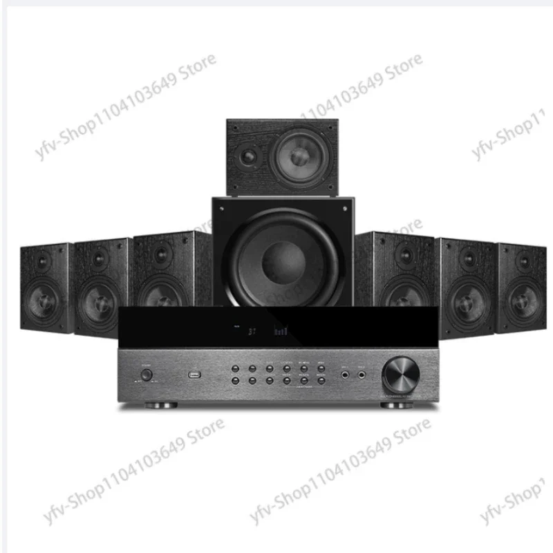 AV-6136HD True Surround Sound  700W 8 Channel Amp Decoder Stable Working Class AB Power Amplifier